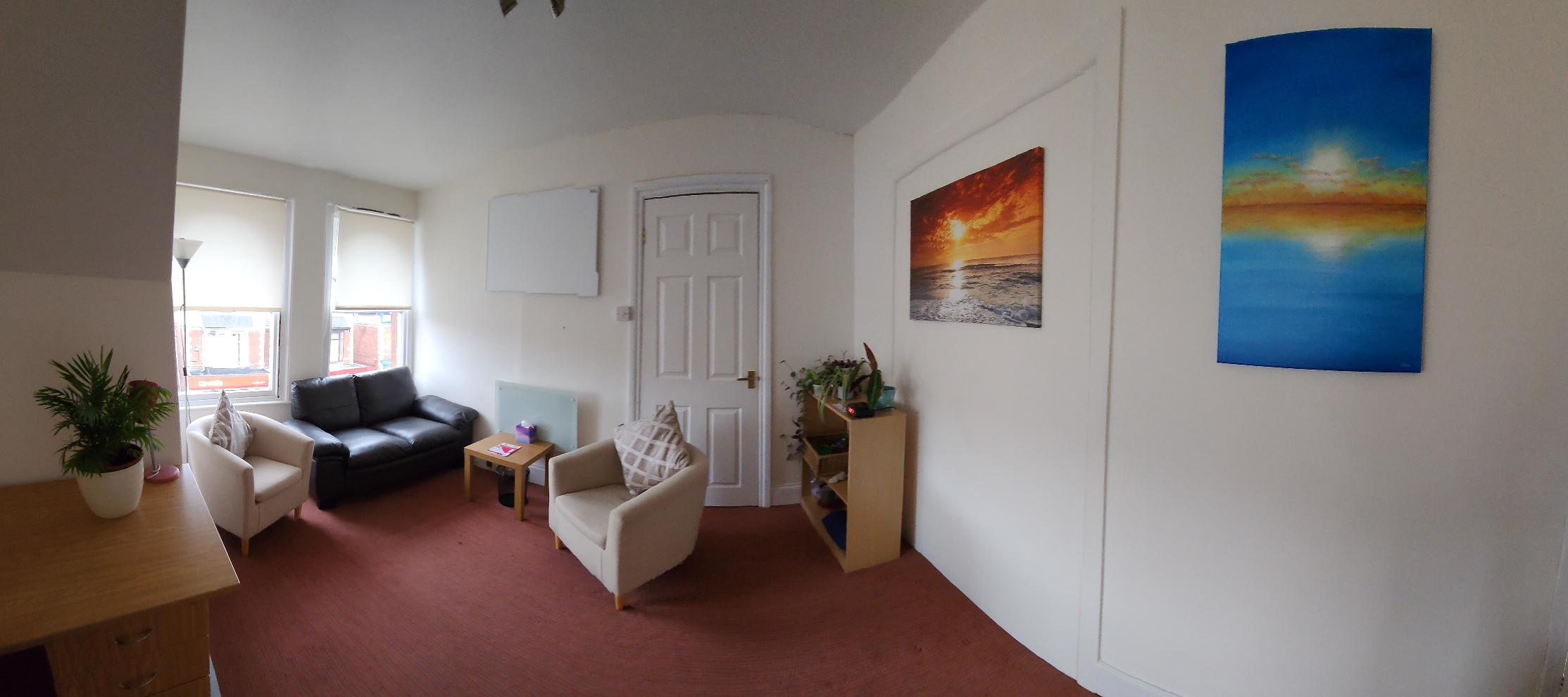 Petitor counselling room for one to one and couples therapy