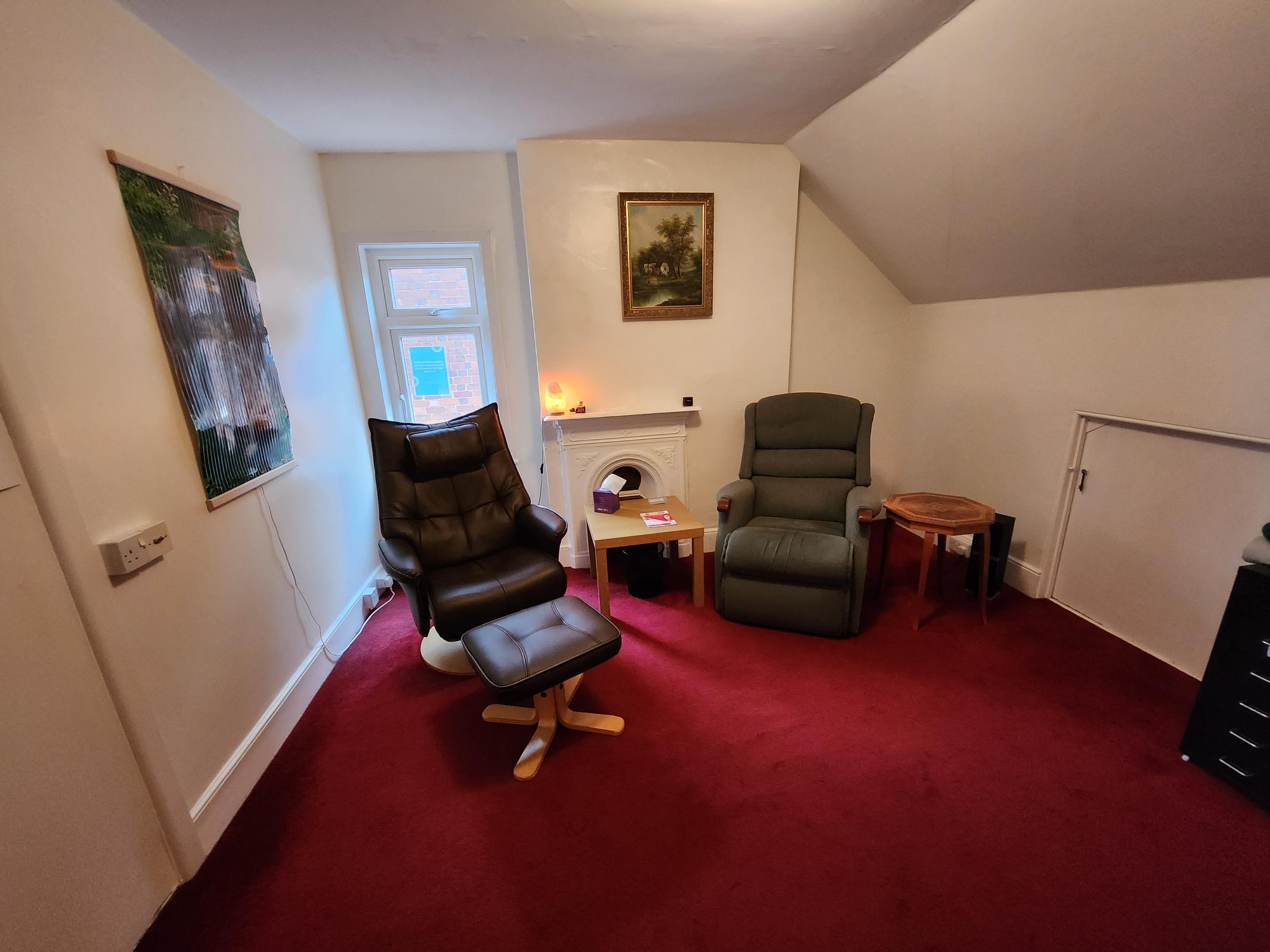 Babbacombe therapy room for counselling and hypnotherapy
