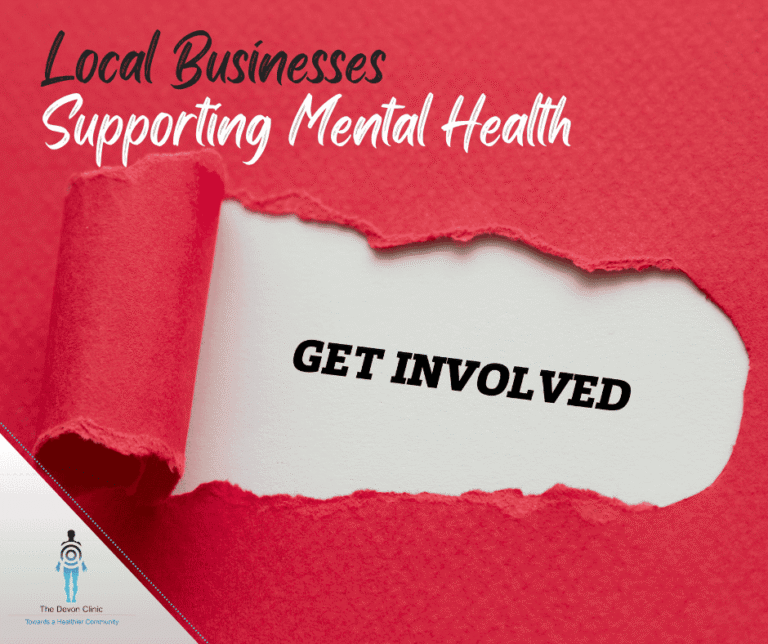 Local businesses in Devon supporting mental health through partnerships and community fundraising