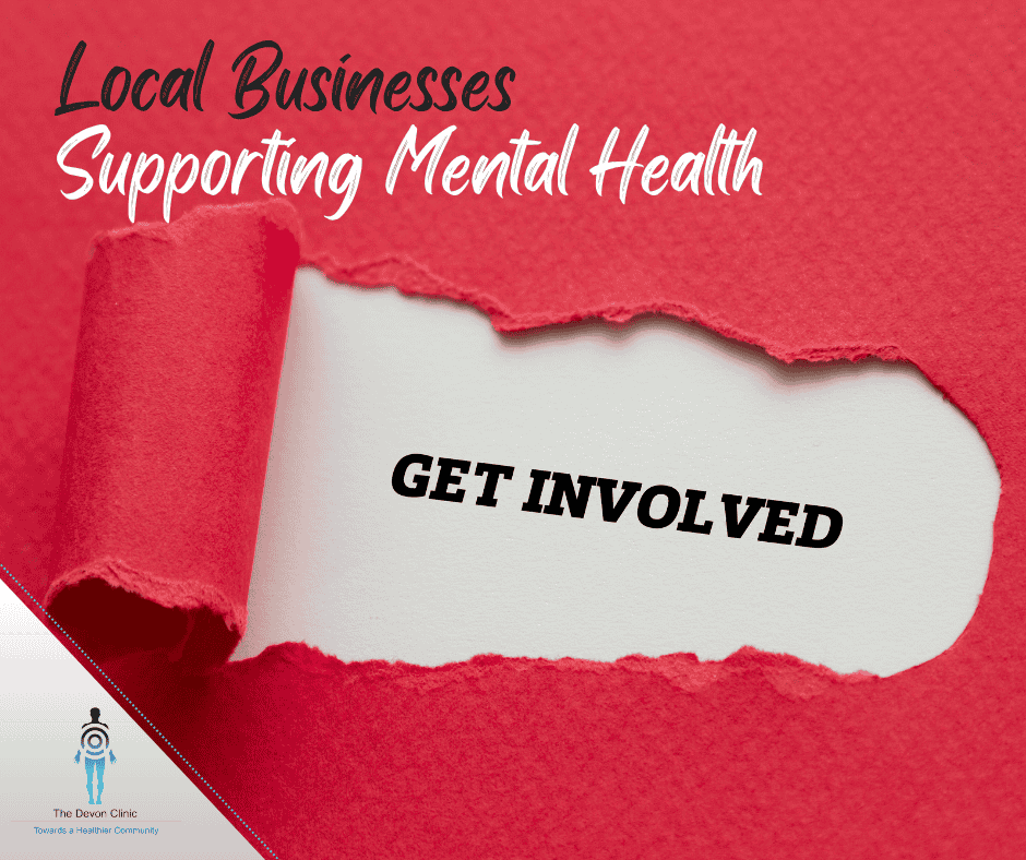 Local businesses in Devon supporting mental health through partnerships and community fundraising